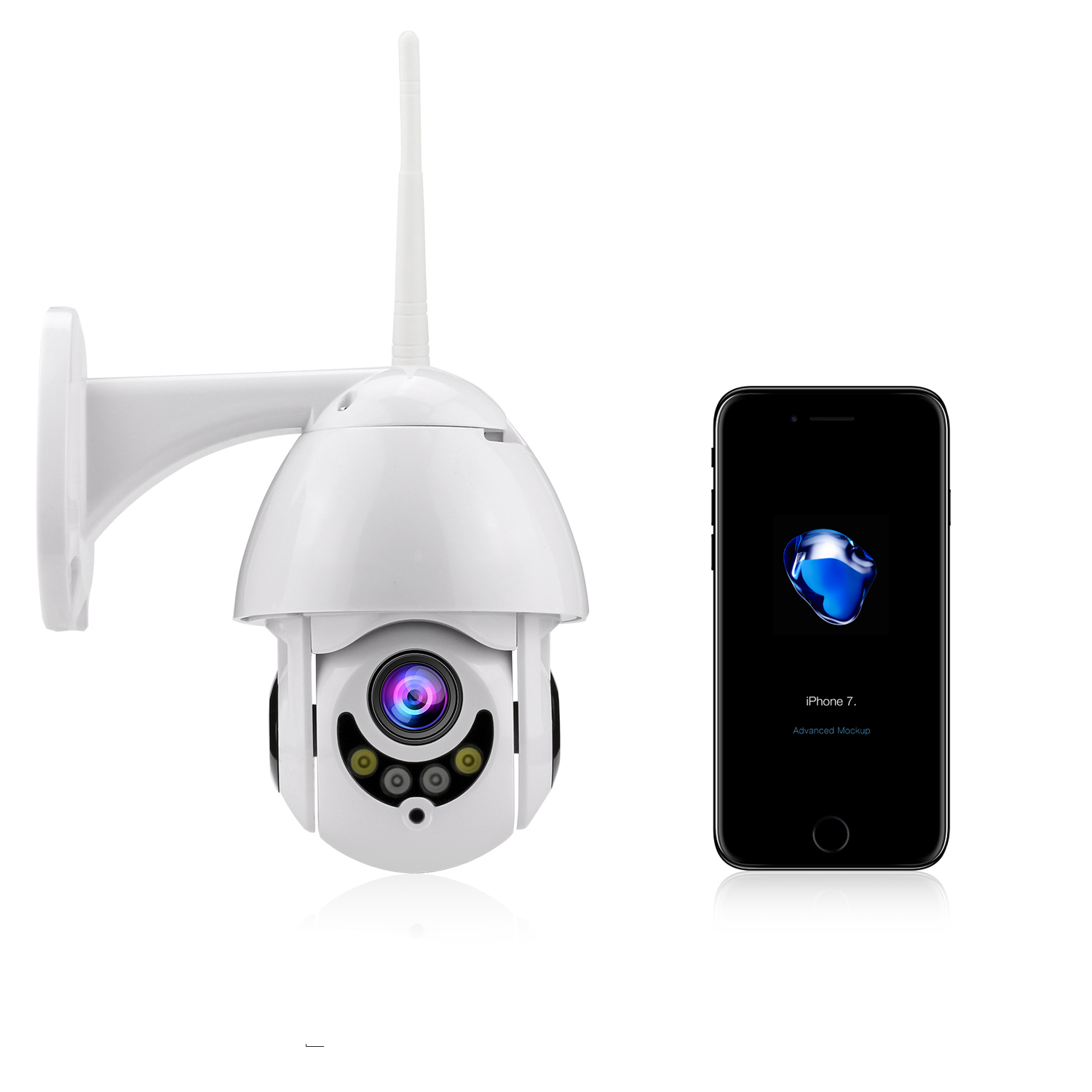 2 million wireless dome card network remote wifi outdoor waterproof camera